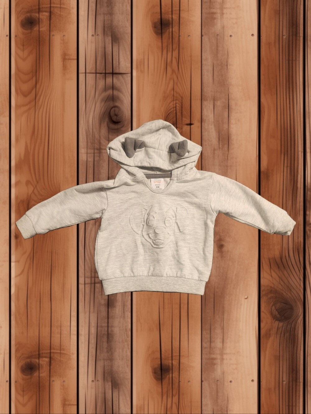 🔥5/$25🔥​🐾 Disney Baby 101 Dalmatians Hooded Sweatshirt Embossed 9M